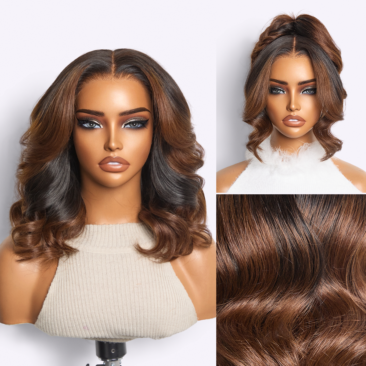 Luvme All-Day Curl Hold™ Premier Grade Hair Shoulder Length Body Wave CuticleAlign™ PartingMax Glueless 7x6 HD Lace Wig Pre-Cut Lace