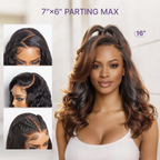 Luvme All-Day Curl Hold™ Premier Grade Hair Shoulder Length Body Wave CuticleAlign™ PartingMax Glueless 7x6 HD Lace Wig Pre-Cut Lace