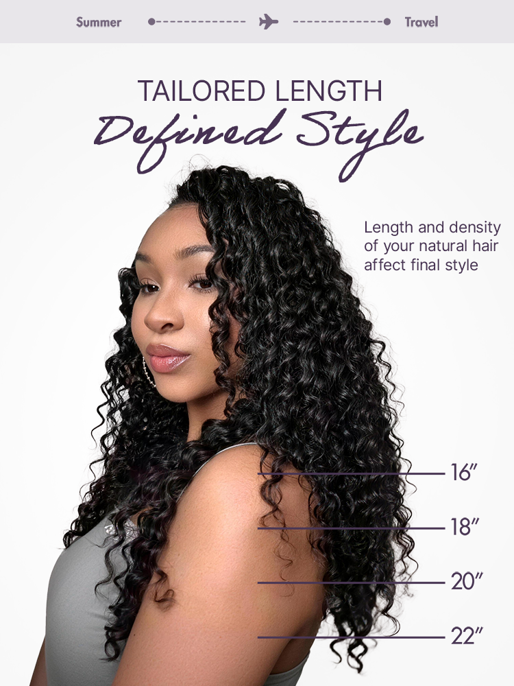 Readitress™ Pre-Separated Feather Crochet Human Hair for Miracle Knots Boho Braids | Deep Wave, Burmese Curly Protective Style (Free Gifts Included)  - US Only