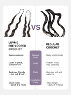 Readitress™ Pre-Separated Feather Crochet Human Hair for Miracle Knots Boho Braids | Deep Wave, Burmese Curly Protective Style (Free Gifts Included)  - US Only