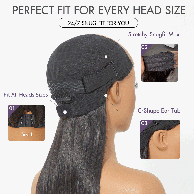 Wet and Wavy 5x5 Closure Pre-Cut Lace Water Wave Wig Glueless Side Part Human Hair Wig