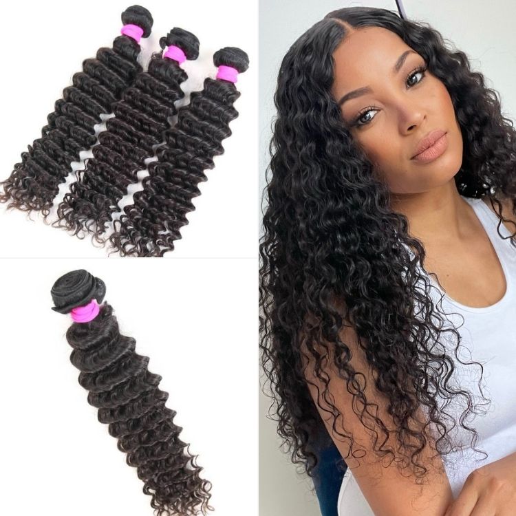 Messy Burmese Curly / Silky Straight / Body Wave / Deep Wave  Bundles 100% Premium Remy Human Hair Bundles 1pc / 3pcs
