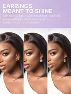 NatureMAX™ 200% Density Ombre Brown / Natural Black Loose Wave Glueless 13x6 / 13x4 HD Lace Front Wig Human Hair Pre-Cut Lace Flexi-Fit Drawstring Cap