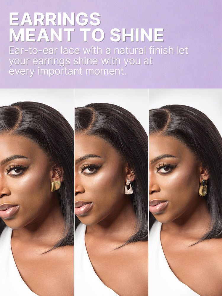 NatureMAX™ 200% Density Ombre Brown / Natural Black Loose Wave Glueless 13x6 / 13x4 HD Lace Front Wig Human Hair Pre-Cut Lace Flexi-Fit Drawstring Cap
