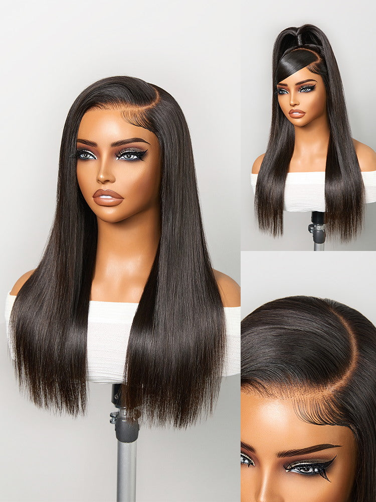 US Only | Luvme All-Day Comfort™ Wig 180% / 250% Density Bone Straight with Baby Hair PartingMax Glueless 7x6 Closure HD Lace Wig Pre-Cut Lace