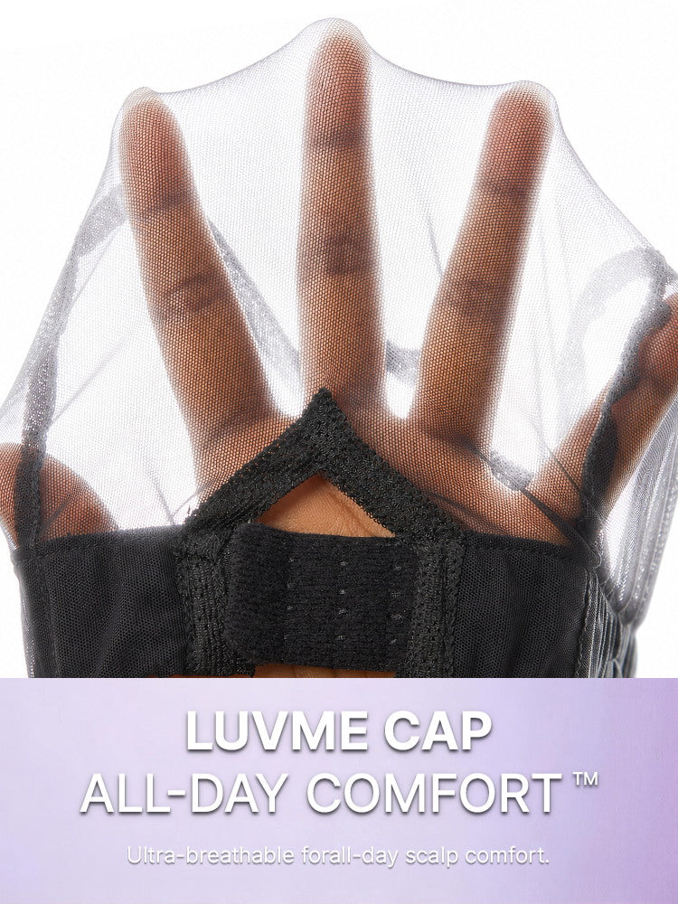 US Only | Luvme All-Day Comfort™ Wig 180% / 250% Density Bone Straight with Baby Hair PartingMax Glueless 7x6 Closure HD Lace Wig Pre-Cut Lace