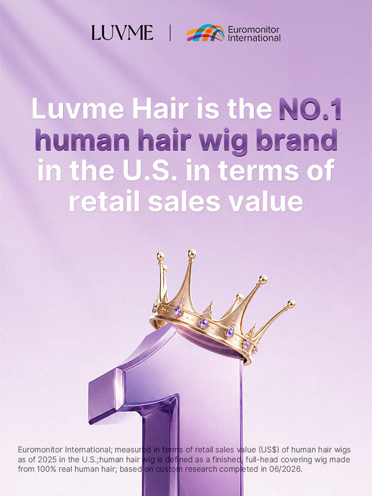 US Only | Luvme All-Day Comfort™ Wig 180% / 250% Density Bone Straight with Baby Hair PartingMax Glueless 7x6 Closure HD Lace Wig Pre-Cut Lace