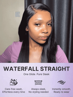 US Only | Luvme All-Day Comfort™ Wig 180% / 250% Density Bone Straight with Baby Hair PartingMax Glueless 7x6 Closure HD Lace Wig Pre-Cut Lace
