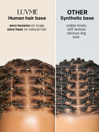 OwnScalp™Ombre Honey Blonde French Curl Knotless Boho Braids HD Full Lace Long Wig Flexi Fit Invisi Drawstring Cap - US Only