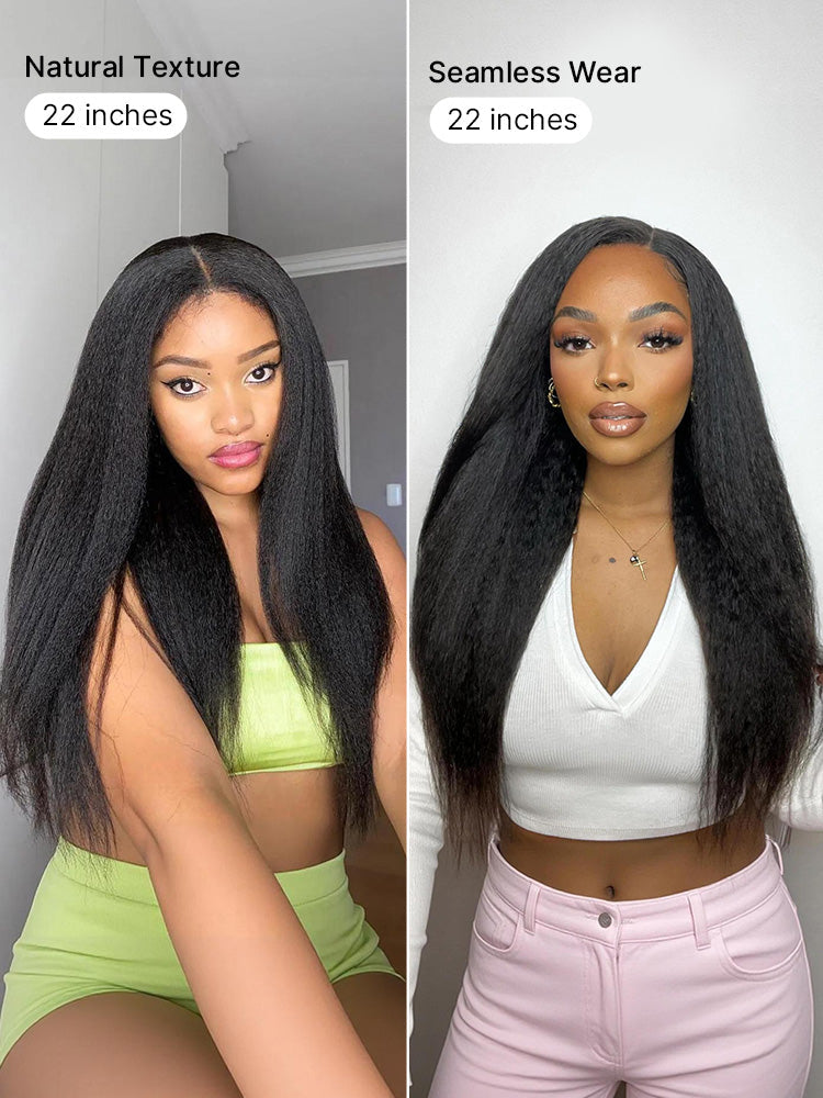 Body Wave / Straight / Kinky / Deep Wave Human Hair U Part Wig