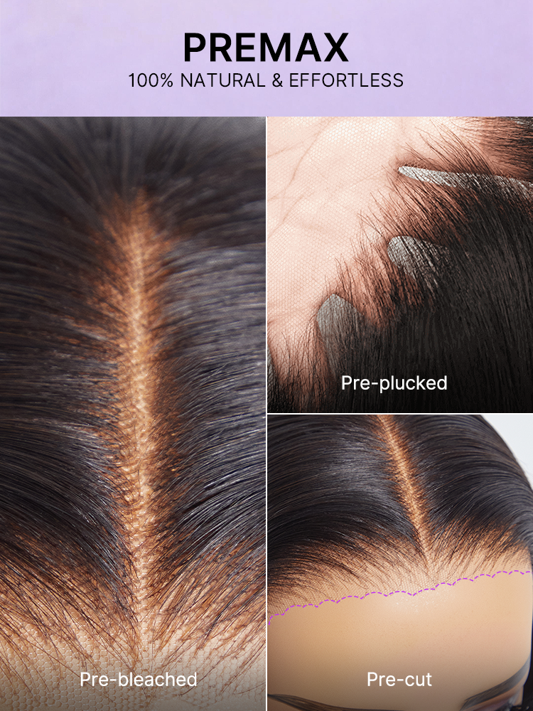 Water Wave 360 Lace Flexi-Fit Invisi Drawstring Cap Long Wig 100% Human Hair Pre-bleached & Pre-plucked & Pre-Cut Lace
