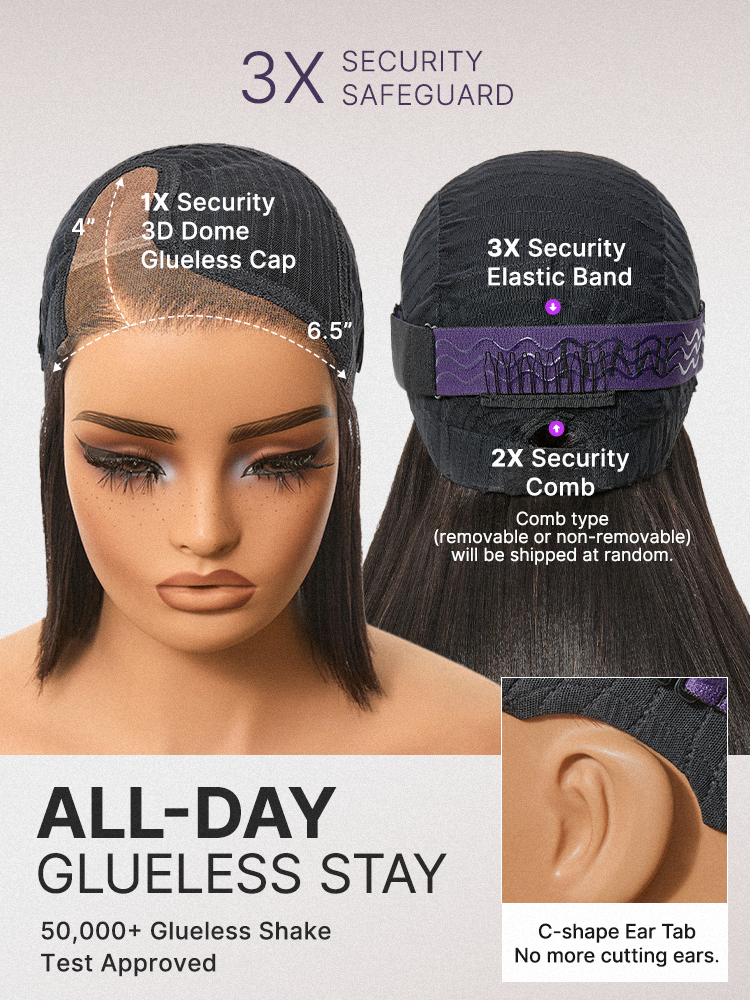 AiryFit™ Scalp Care Wigs | Effortless Water Wave Snugfit Glueless 5x5 Closure Pre-Cut Lace Curly Wig
