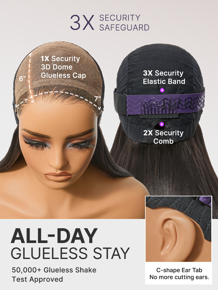 Luvme All-Day Comfort™ Wig PartingMax Glueless 7x6 Closure HD Lace Loose Body Wave Long Wig Pre-Cut Lace