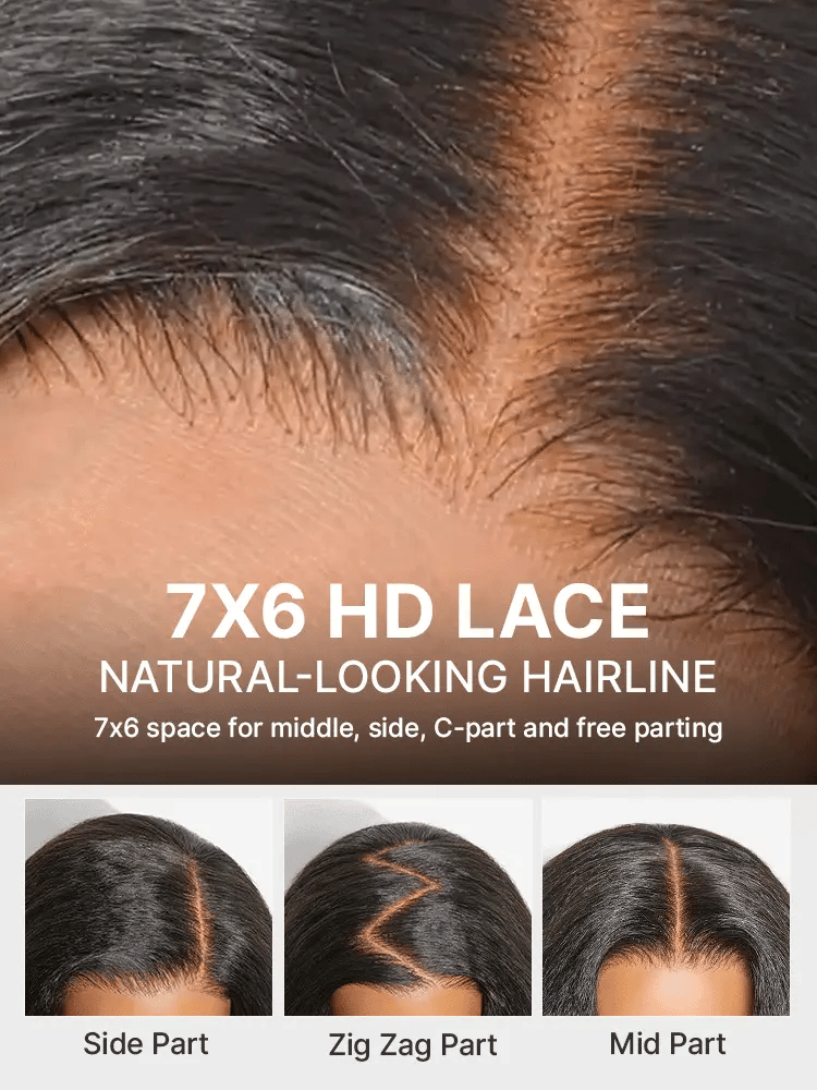 Luvme All-Day Comfort™ Wig PartingMax Glueless 7x6 Closure HD Lace Loose Body Wave Long Wig Pre-Cut Lace