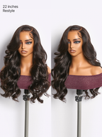 MyOwn-Fit™ PartingMax Glueless Wig 180% Density Light Yaki Body Wave 7x6 Closure HD Lace Wig Flexi-Fit Invisi Drawstring Cap & Pre-Cut Lace