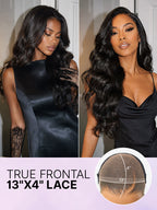 NatureMAX™ 200% / 250% Density Loose Wave Glueless Ear-to-ear 13x4 HD Lace Front Wig Pre-Cut Lace Flexi-Fit Drawstring Cap