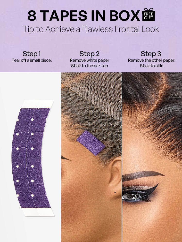 NatureMAX™ 200% / 250% Density Loose Wave Glueless Ear-to-ear 13x4 HD Lace Front Wig Pre-Cut Lace Flexi-Fit Drawstring Cap