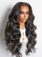 NatureMAX™ 200% / 250% Density Loose Wave Glueless Ear-to-ear 13x4 HD Lace Front Wig Pre-Cut Lace Flexi-Fit Drawstring Cap
