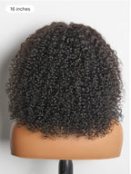 Beginner Friendly 200% Density Glueless 5x5 Closure Pre-Cut Lace Afro Curly Wig One Size Fits All Cap