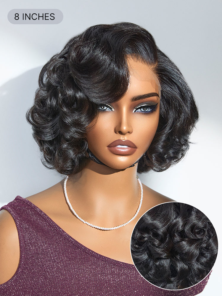 1 SEC INSTALL WIG | Mature Boss Brown Ombre Highlight / Natural Black Loose Wave Glueless Minimalist HD Lace Wig Pre-cut Lace