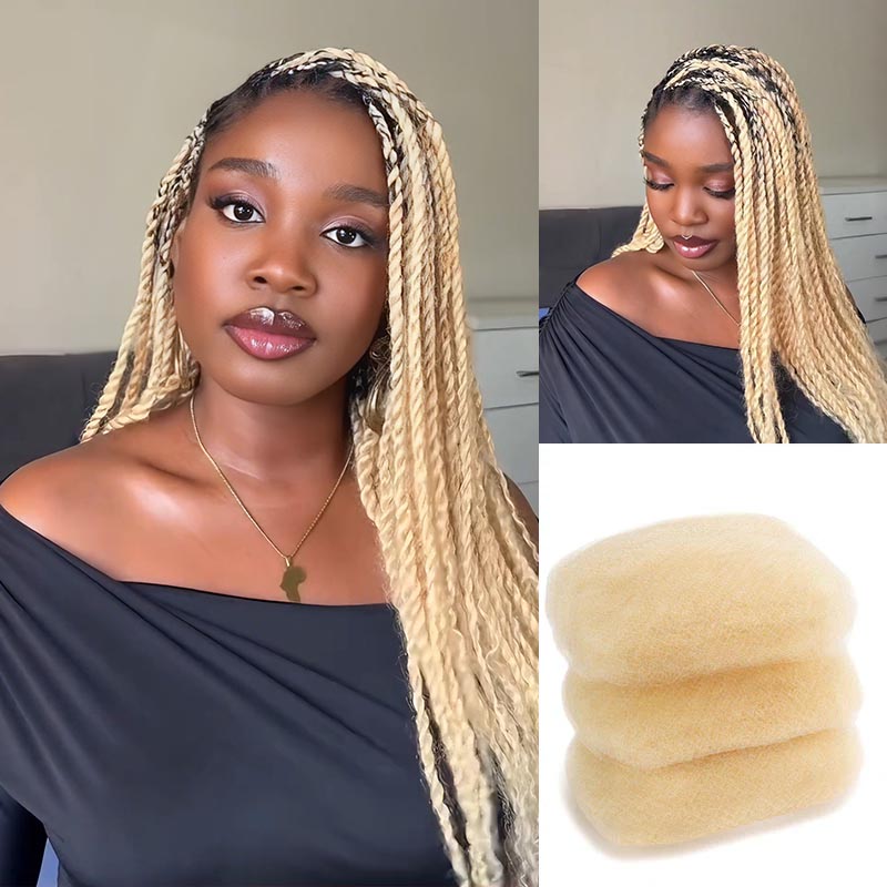 QVR 1 PC Afro kinky Bulk Hair Extensions For Braiding Dreadlock Human Hair
