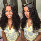 QVR Burmese Curly 5X5 Lace Closure Wig Wear To Go 4Pre Design Virgin Human Hair Wigs
