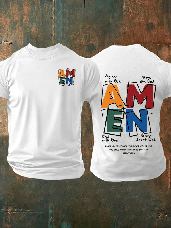 Men's AMEN Print T-Shirt
