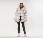 Manteau Glamour En Fourrure
