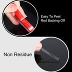 2 Rolls Acrylic Double Sided Tape, Strong Adhesive Mounting Tapes, Removable Waterproof Clear Tape for Carpet Fix Home Office Wall Car Glass Decor DIY Crafts Nail Tips Display