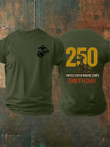 Men's  UNITED STATES MARINE CORPS BIRTHDAY Print T-Shirt