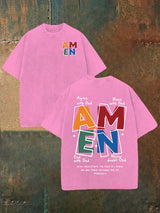 Unisex  AMEN  Washable T-shirt