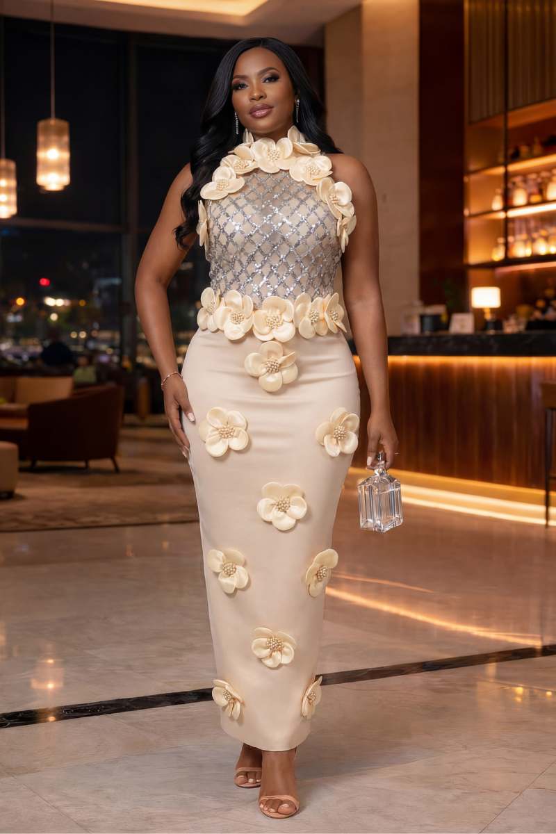 Rose 3D Dress