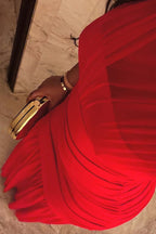 Timeless Solid Fishtail Maxi Dress