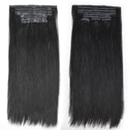 QVR Upgraded Invisible Edge 9PCS PU Clip Ins Extensions 5PCS Volumizer Natural Straight Seamless Clip In Human Hair