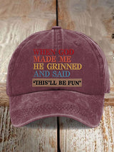 Unisex Faux Embroidered Faith Baseball Cap