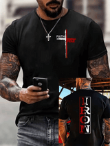 Men's Faith Printed Casual T-Shirt