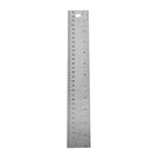 12 Inch Stainless Steel Metal Ruler with Cork Backing, Non-Slip Rulers with Inches and Metric, for School Office Engineering Drafting Tools