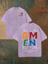 Unisex  AMEN  Washable T-shirt