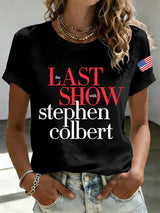 🔥Buy 3 Get 15% Off🔥Retro Last Show Print T-Shirt