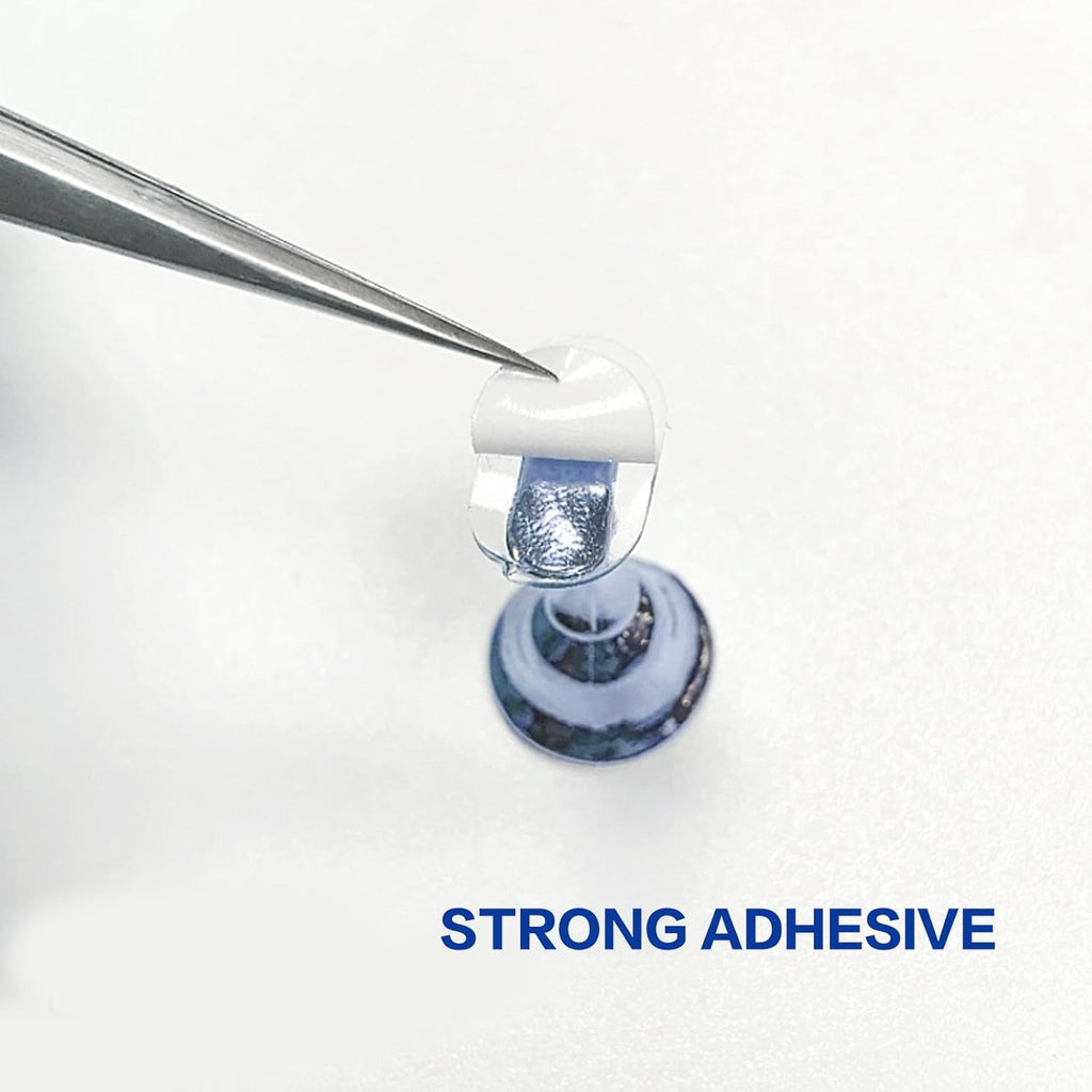 120 Pcs Double Sided Adhesive Pads,1.3×0.6" Sticky Dots Clear Double Sided Removable,Waterproof Glue Dots,Museum Sticky Tack for Wall Hanging,Balloons Poster Map Picture Christmas Festival Decoration