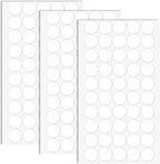 150pcs Round Double Sided,Clear Removable & Double Sided Tape for Crafts, Posters, Photos, Ideal Sticky Tape for Home, Office, School, Art Projects Displays