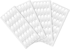 120 Pcs Double Sided Adhesive Pads,1.3×0.6" Sticky Dots Clear Double Sided Removable,Waterproof Glue Dots,Museum Sticky Tack for Wall Hanging,Balloons Poster Map Picture Christmas Festival Decoration