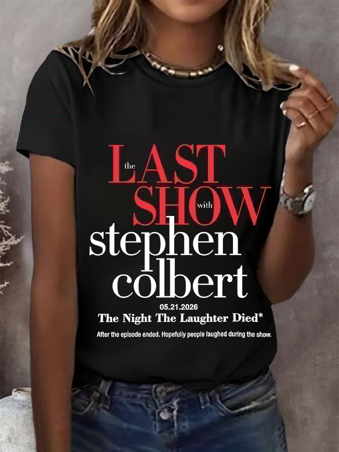 🔥Buy 3 Get 15% Off🔥Women's Retro Last Show Print T-Shirt