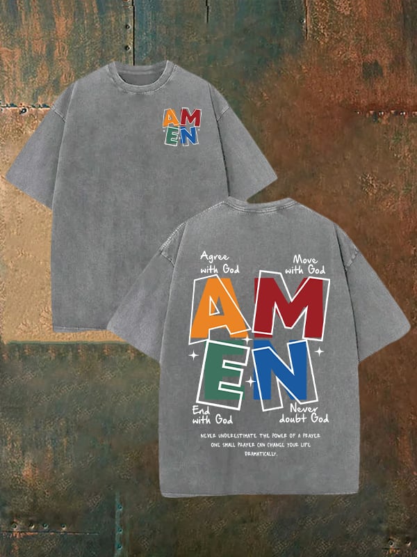 Unisex  AMEN  Washable T-shirt