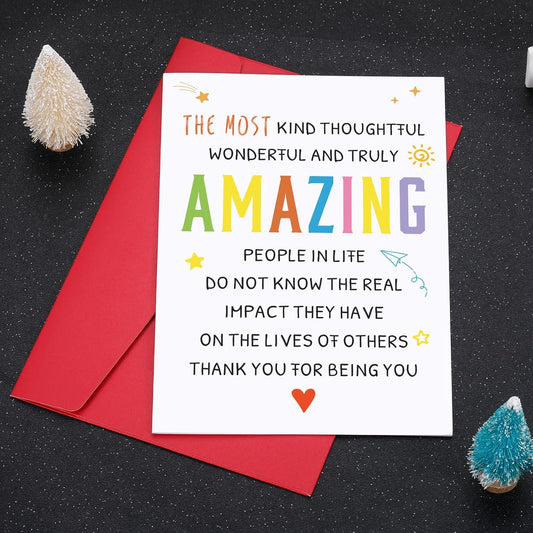 Thank You Cards Gifts for Women Men Girls Boys Stocking Stuffers for College Boys Guys Women Men College Dorm Room Essentials for Girls Thank You Cards with Envelopes for Teacher Coworker Him Her