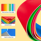 24 Sheets Neon Poster Board 11 x 14 Inches,250 GSM/92 lb Bright Assorted Colored Cardstock Paper Fluorescent Poster Board for School Craft Project Presentation Drawing Party Decorations