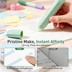 2026 New Double Sided Tape Pens, Double Sided Tape Roller, Retractable Adhesive Glue Runner, Office Adhesive Tape for Scrapbooking, Gift Wrapping, Photo Mounting and School Office Crafts (Blue)