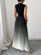 Women's Ombre Print Tank Dress, Elegant Sleeveless Dress for Party, Ladies' Clothes for All Seasons, Formal Dresses, Elegant Classy Flattering