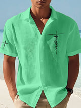 Men's Faith Print Waffle Shirt