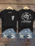Women'S Casual Faith Short Sleeve T-Shirt